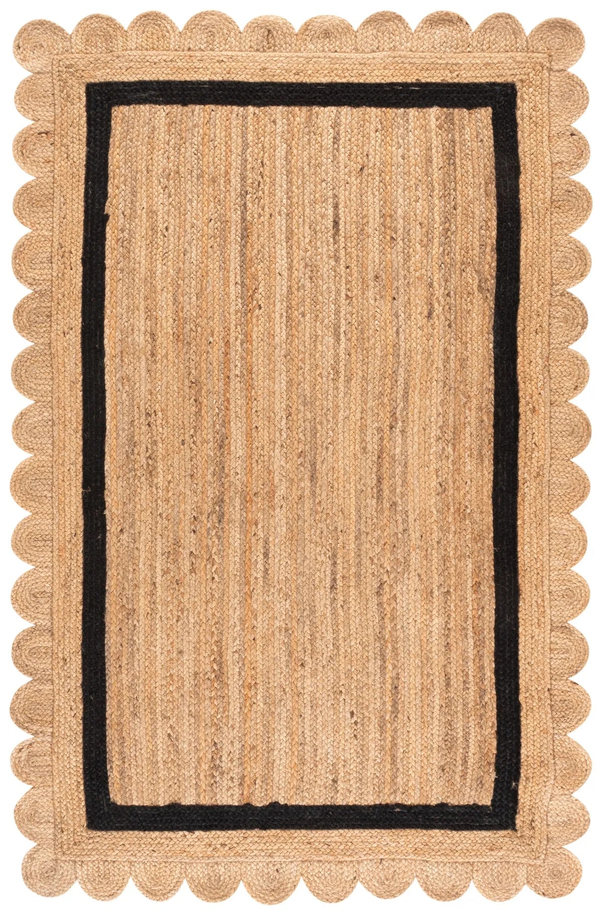 Safavieh Natural Fiber 5'-0" x 8'-0" Rug in Natural / Black