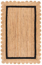 Safavieh Natural Fiber 5'-0" x 8'-0" Rug in Natural / Black