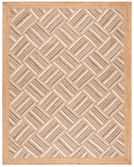 Safavieh Natural Fiber Nf897A Natural/Grey Rug.