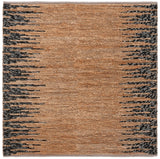 Safavieh Natural Fiber 6'-0" x 6'-0" Rug in Natural / Black