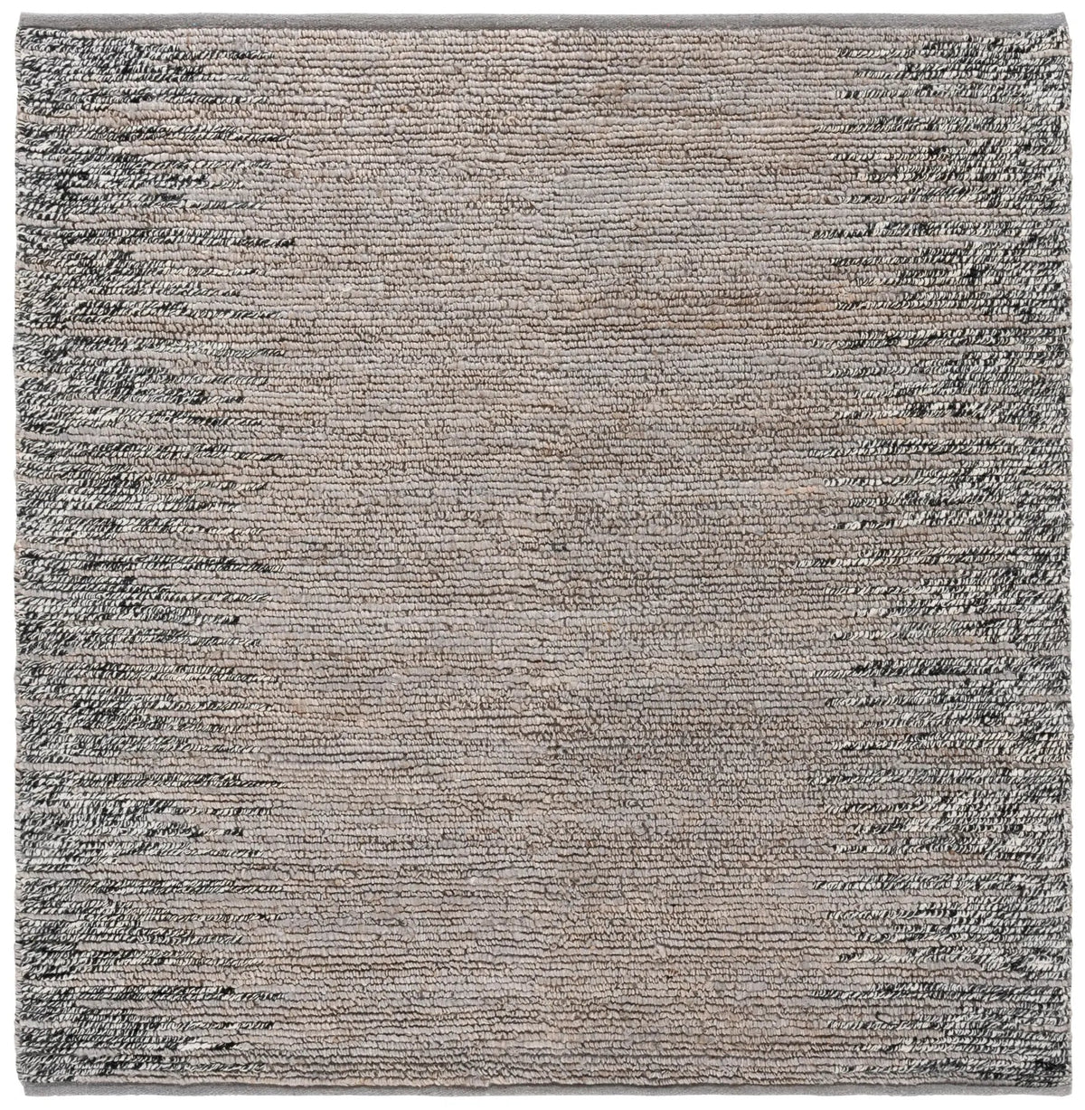 Safavieh Natural Fiber 6'-0" x 6'-0" Rug in Grey / Black