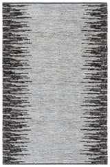 Safavieh Natural Fiber 4'-0" x 6'-0" Rug in Light Blue / Black