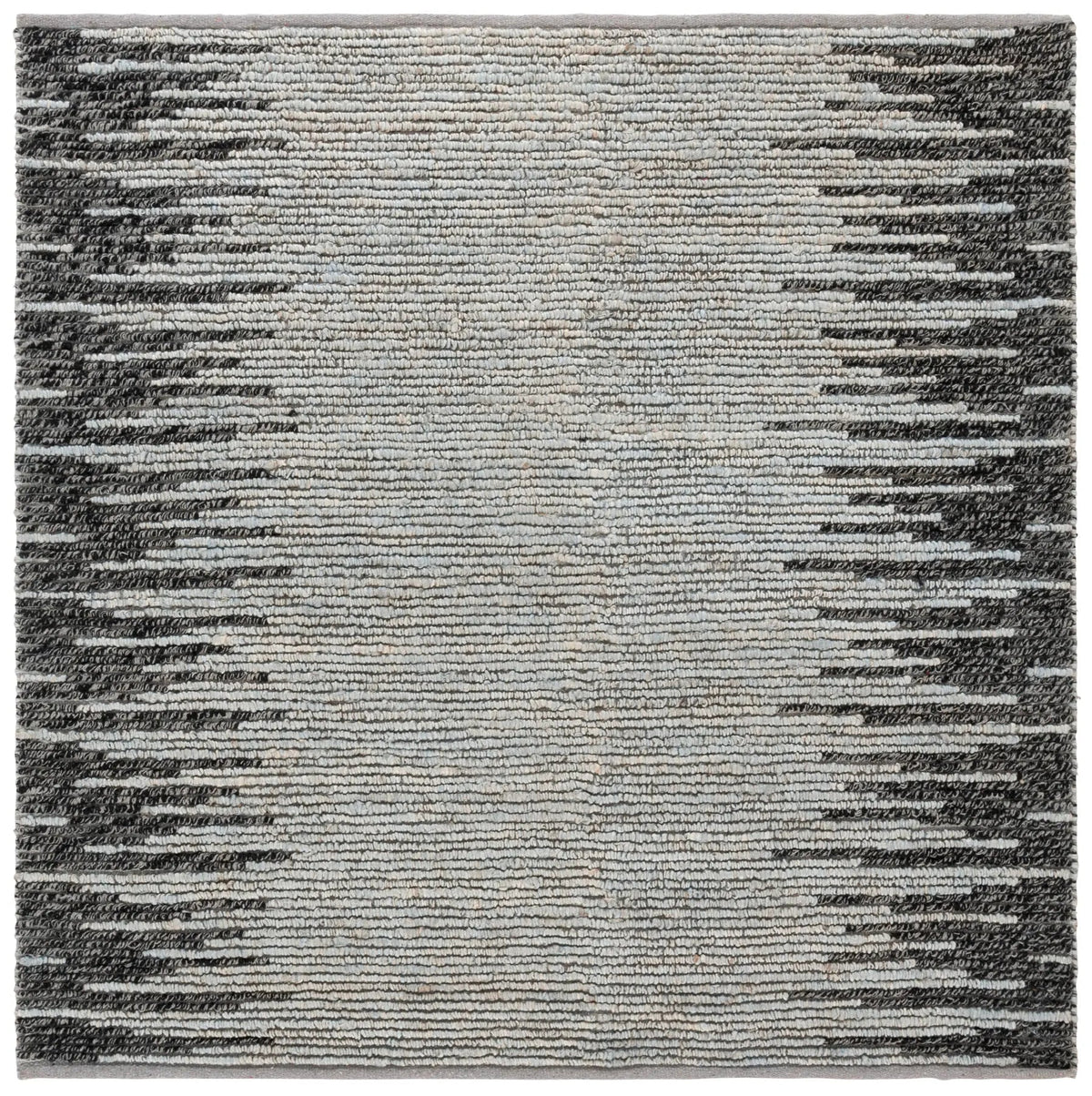 Safavieh Natural Fiber 6'-0" x 6'-0" Rug in Light Blue / Black