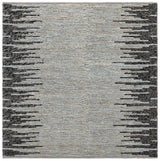 Safavieh Natural Fiber 6'-0" x 6'-0" Rug in Light Blue / Black