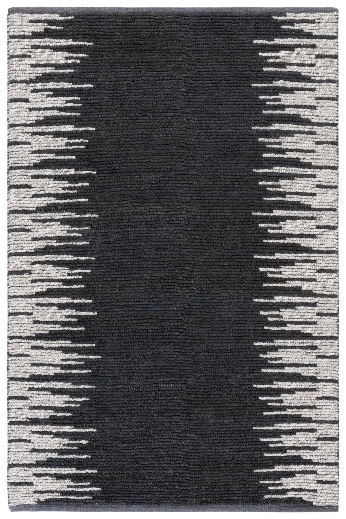 Safavieh Natural Fiber 4'-0" x 6'-0" Rug in Black / Beige