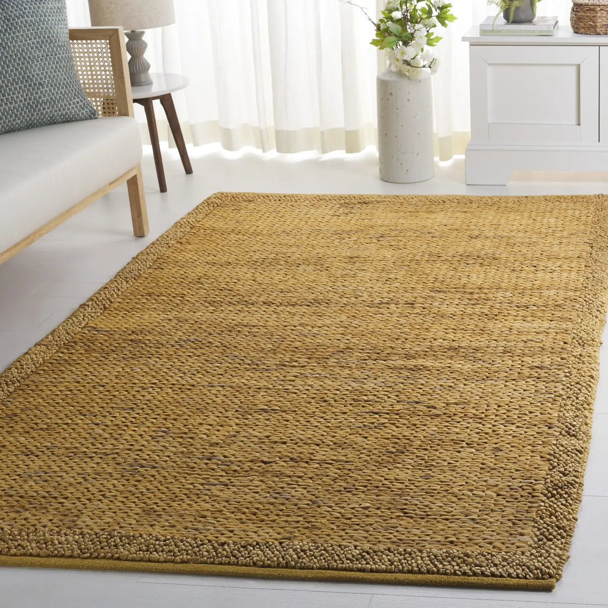 Safavieh Natural Fiber 4'-0" x 6'-0" Rug in Gold