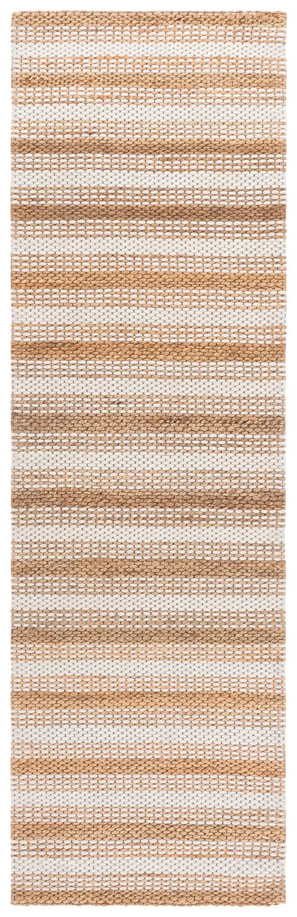 Safavieh Natural Fiber 2'-3" x 8'-0" Rug in Ivory / Brown