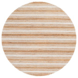 Safavieh Natural Fiber 6'-0" x 6'-0" Rug in Ivory / Brown