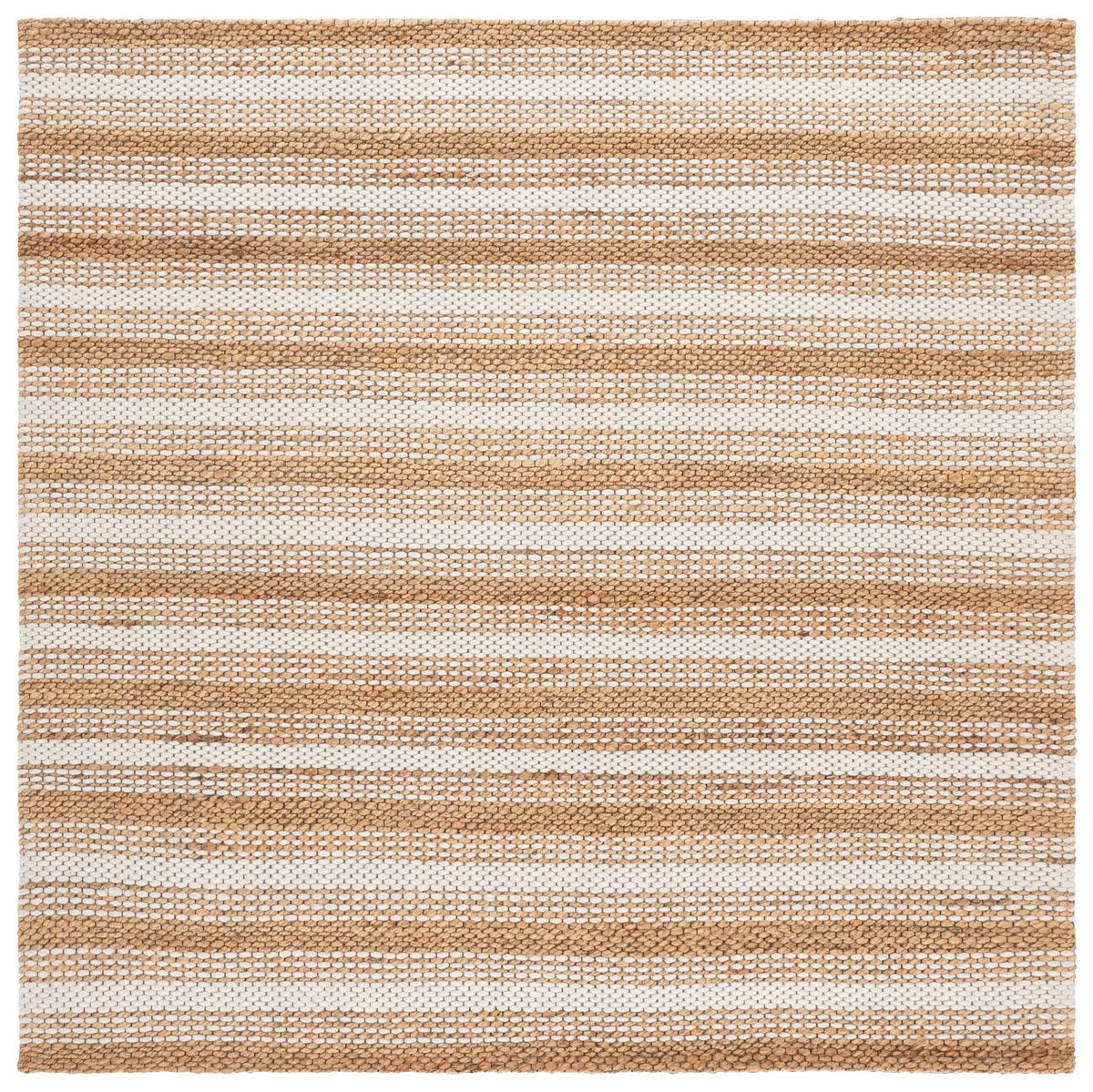 Safavieh Natural Fiber 6'-0" x 6'-0" Rug in Ivory / Brown