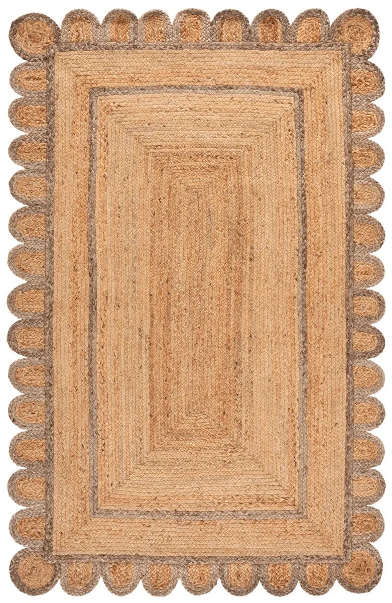 Safavieh Natural Fiber 5'-0" x 8'-0" Rug in Natural / Grey