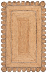 Safavieh Natural Fiber 5'-0" x 8'-0" Rug in Natural / Grey