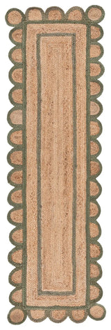 Safavieh Natural Fiber 2'-3" x 8'-0" Rug in Natural / Olive