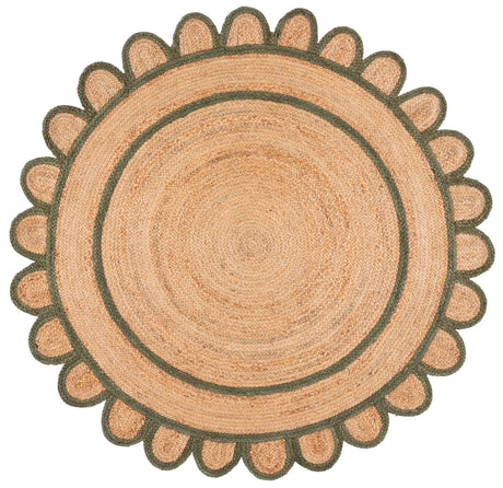 Safavieh Natural Fiber 6'-0" x 6'-0" Rug in Natural / Olive