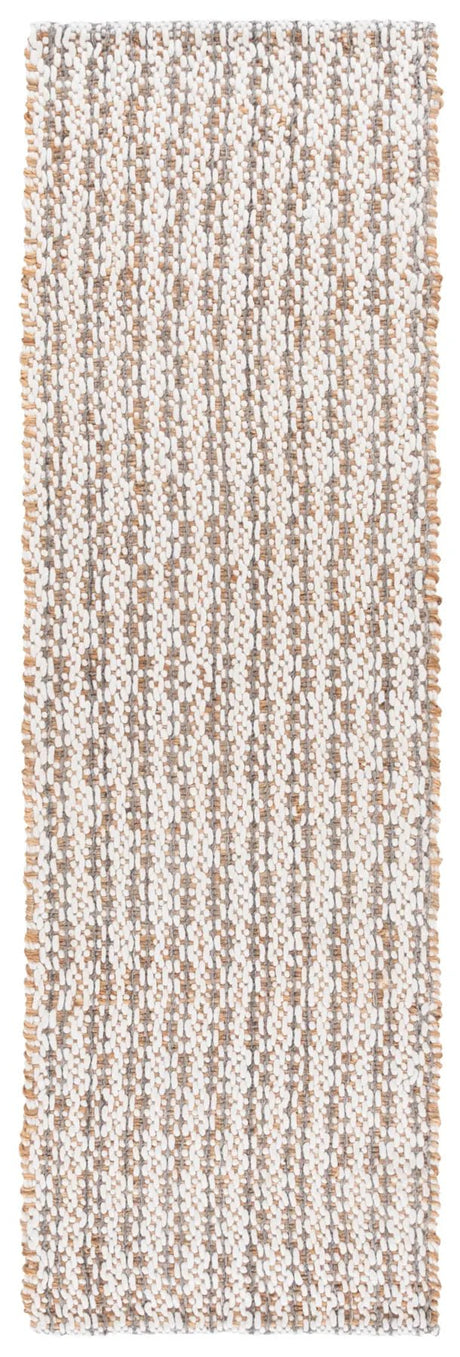 Safavieh Natural Fiber 2'-3" x 8'-0" Rug in Natural / Grey