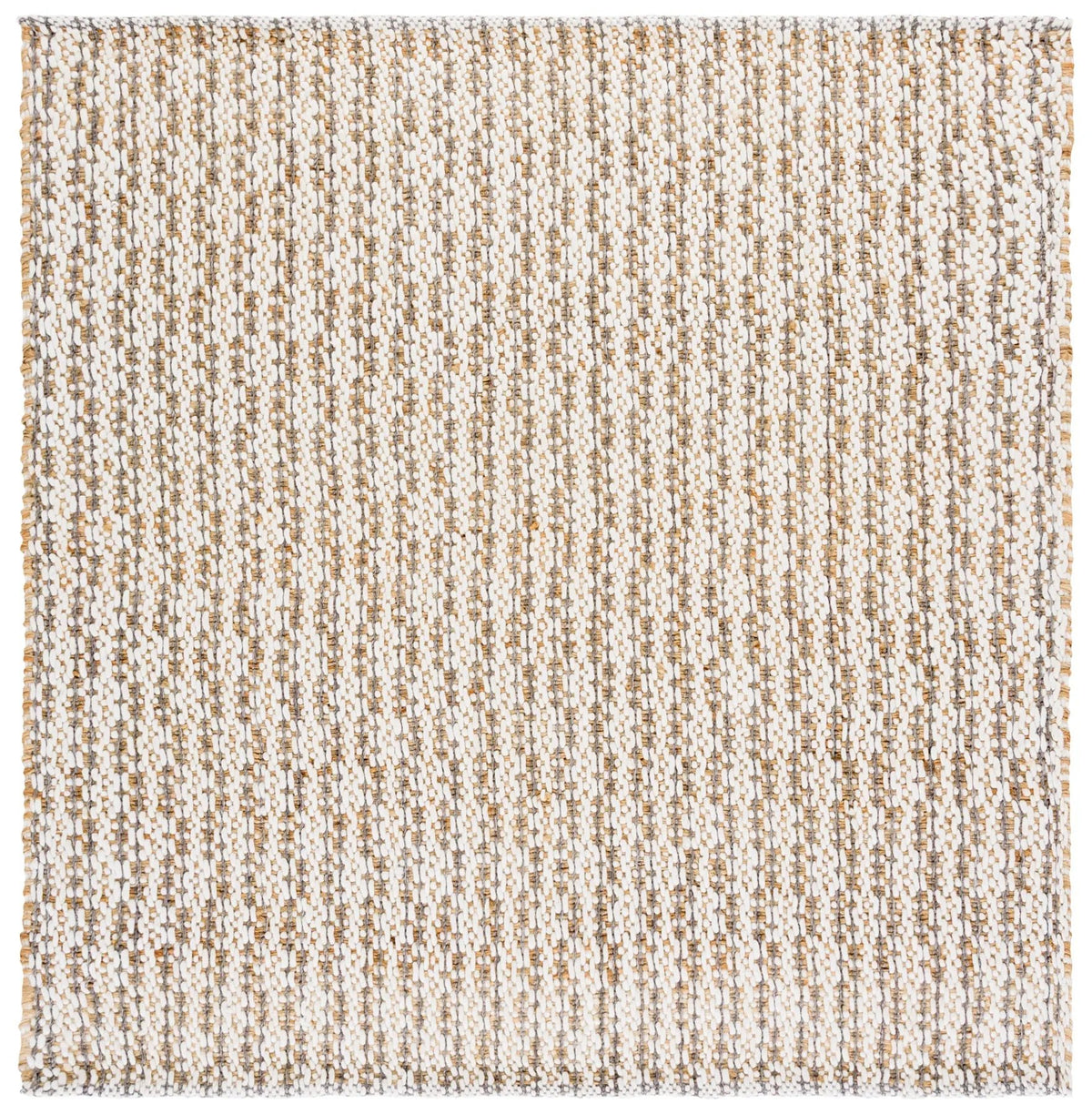 Safavieh Natural Fiber 6'-0" x 6'-0" Rug in Natural / Grey