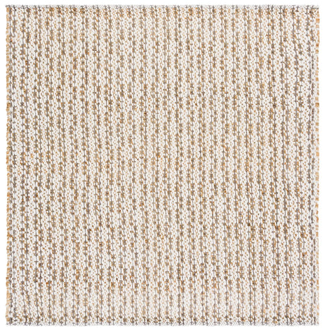 Safavieh Natural Fiber 6'-0" x 6'-0" Rug in Natural / Grey