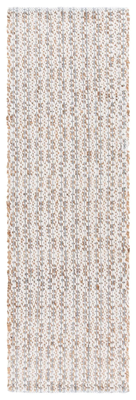 Safavieh Natural Fiber 2'-3" x 8'-0" Rug in Natural / Light Blue