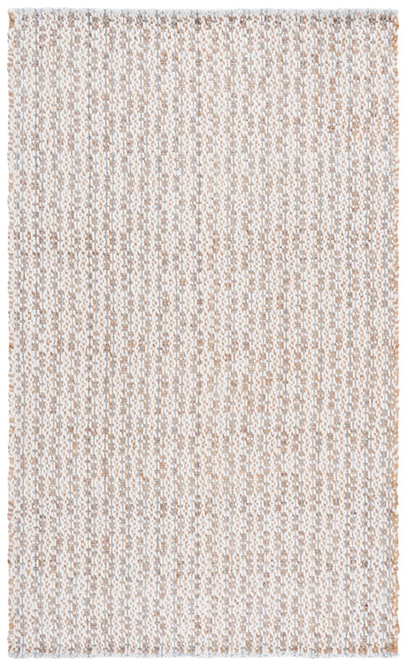 Safavieh Natural Fiber 4'-0" x 6'-0" Rug in Natural / Light Blue