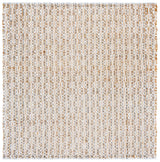 Safavieh Natural Fiber 6'-0" x 6'-0" Rug in Natural / Light Blue