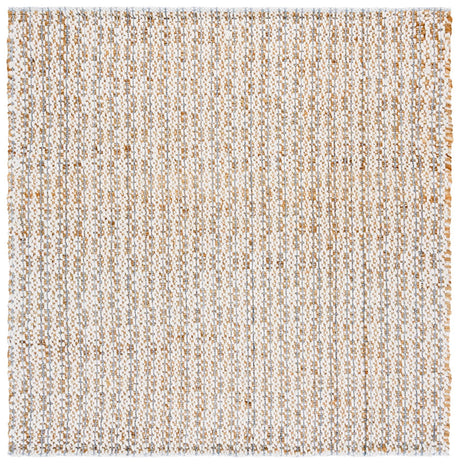 Safavieh Natural Fiber 6'-0" x 6'-0" Rug in Natural / Light Blue
