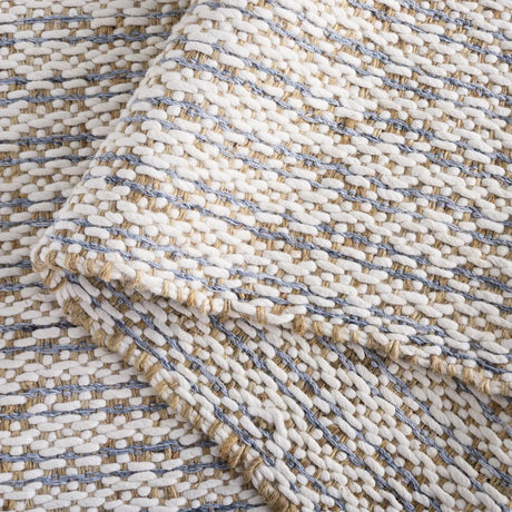 Safavieh Natural Fiber 4'-0" x 6'-0" Rug in Natural / Blue