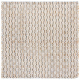 Safavieh Natural Fiber 6'-0" x 6'-0" Rug in Natural / Blue