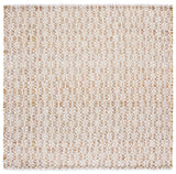 Safavieh Natural Fiber 6'-0" x 6'-0" Rug in Natural / Pink