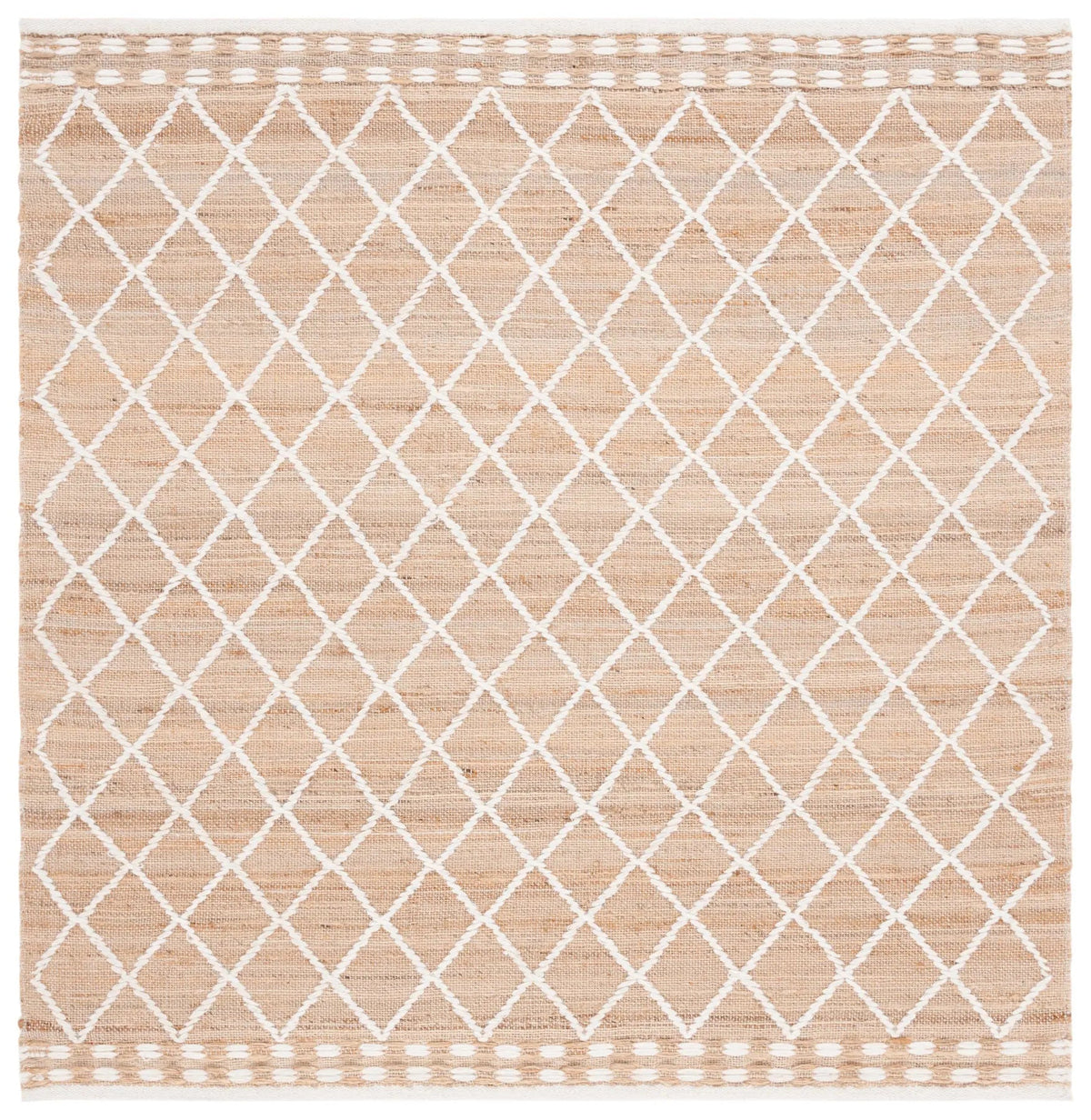 Safavieh Natural Fiber 6'-0" x 6'-0" Rug in Natural / Ivory