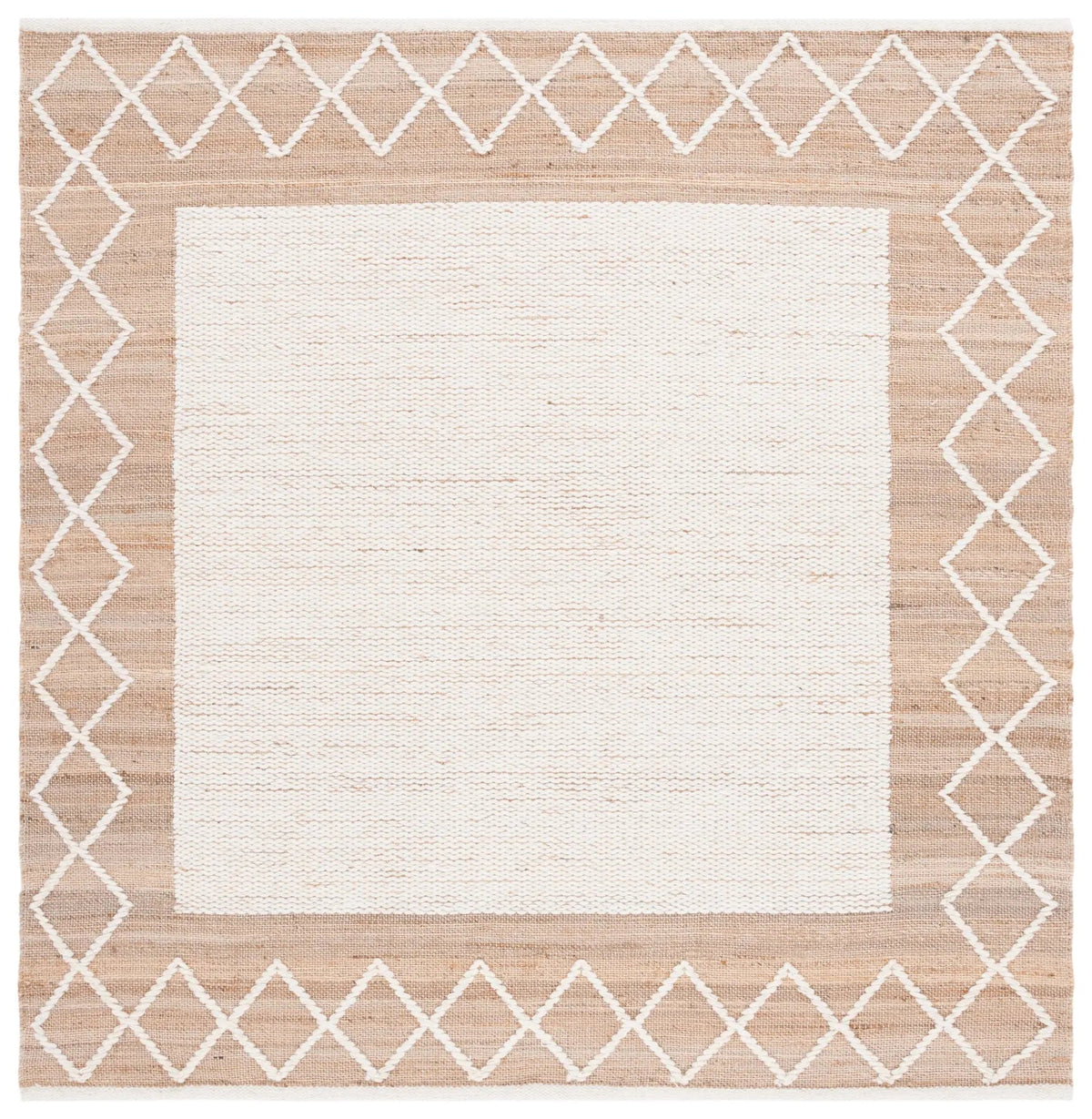 Safavieh Natural Fiber 6'-0" x 6'-0" Rug in Natural / Ivory