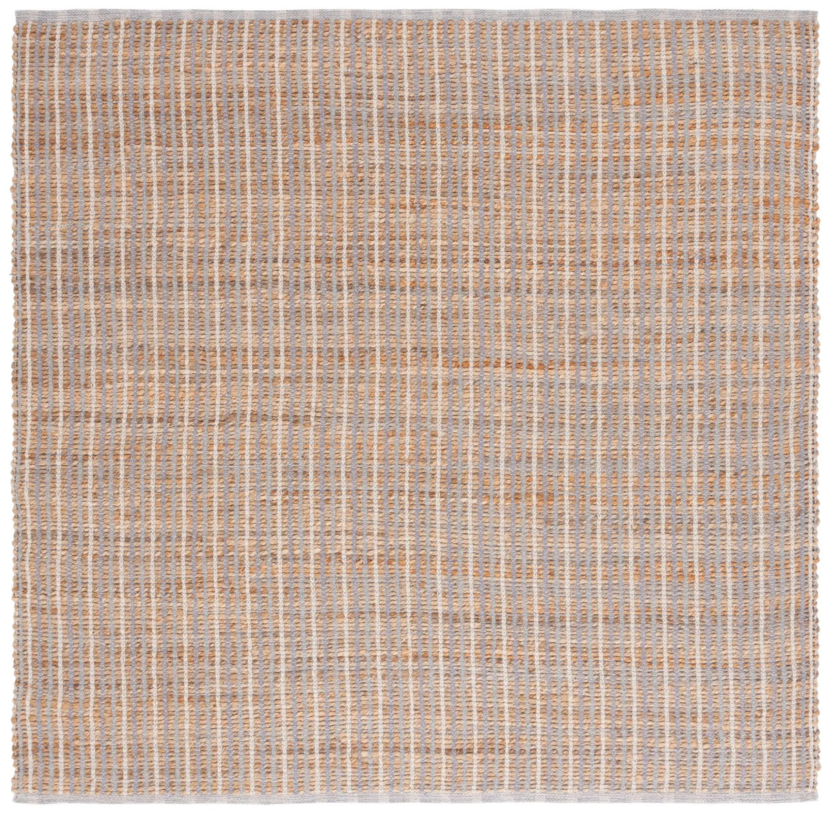 Safavieh Natural Fiber 6'-0" x 6'-0" Rug in Natural / Grey