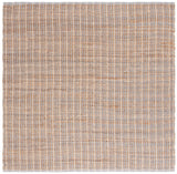 Safavieh Natural Fiber 6'-0" x 6'-0" Rug in Natural / Grey