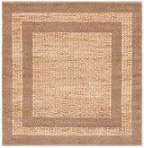 Safavieh Natural Fiber 6'-0" x 6'-0" Rug in Natural
