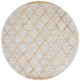 Safavieh Natural Fiber 6'-0" x 6'-0" Rug in Grey / Bleach