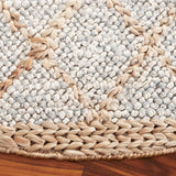 Safavieh Natural Fiber 6'-0" x 6'-0" Rug in Grey / Bleach