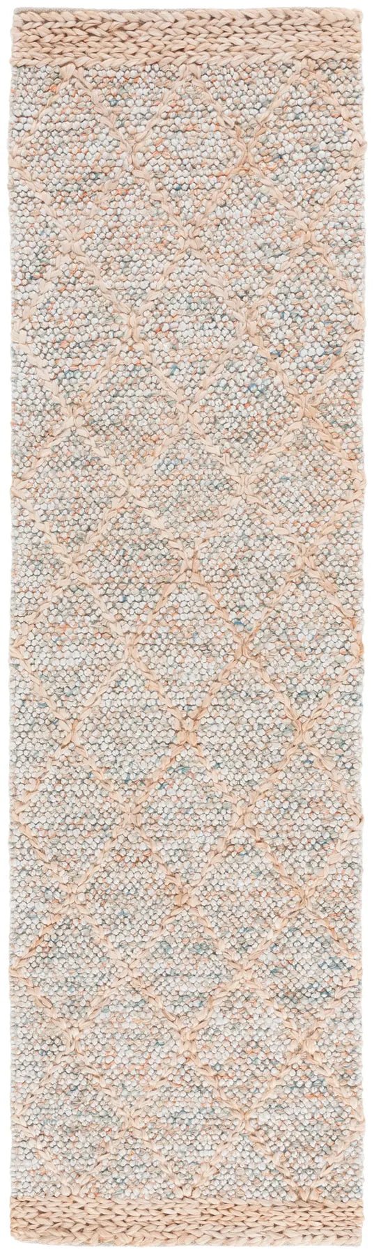 Safavieh Natural Fiber 2'-3" x 9'-0" Rug in Rust / Natural