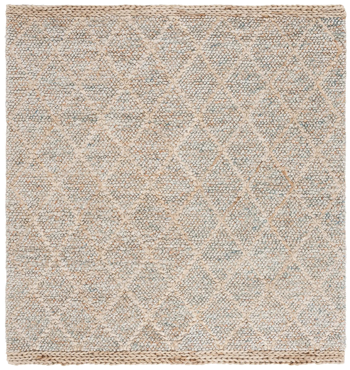 Safavieh Natural Fiber 6'-0" x 6'-0" Rug in Rust / Natural