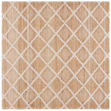 Safavieh Natural Fiber 6'-6" x 6'-6" Rug in Natural / Ivory