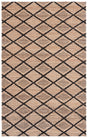 Safavieh Natural Fiber 4'-0" x 6'-0" Rug in Natural / Black