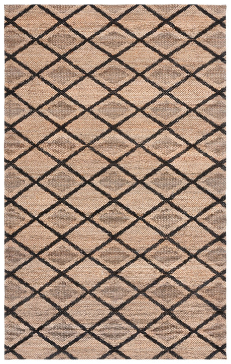 Safavieh Natural Fiber Nfb657Z Natural/Black Rug.