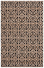 Safavieh Natural Fiber 4'-0" x 6'-0" Rug in Natural / Black