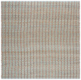 Safavieh Natural Fiber 6'-6" x 6'-6" Rug in Natural / Teal