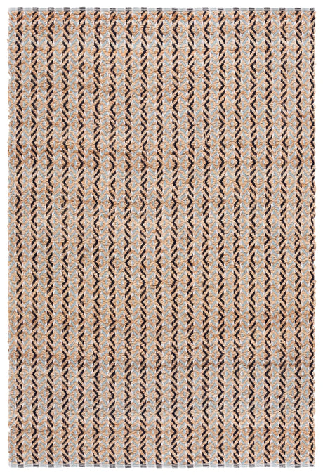 Safavieh Natural Fiber 4'-0" x 6'-0" Rug in Natural / Turquoise