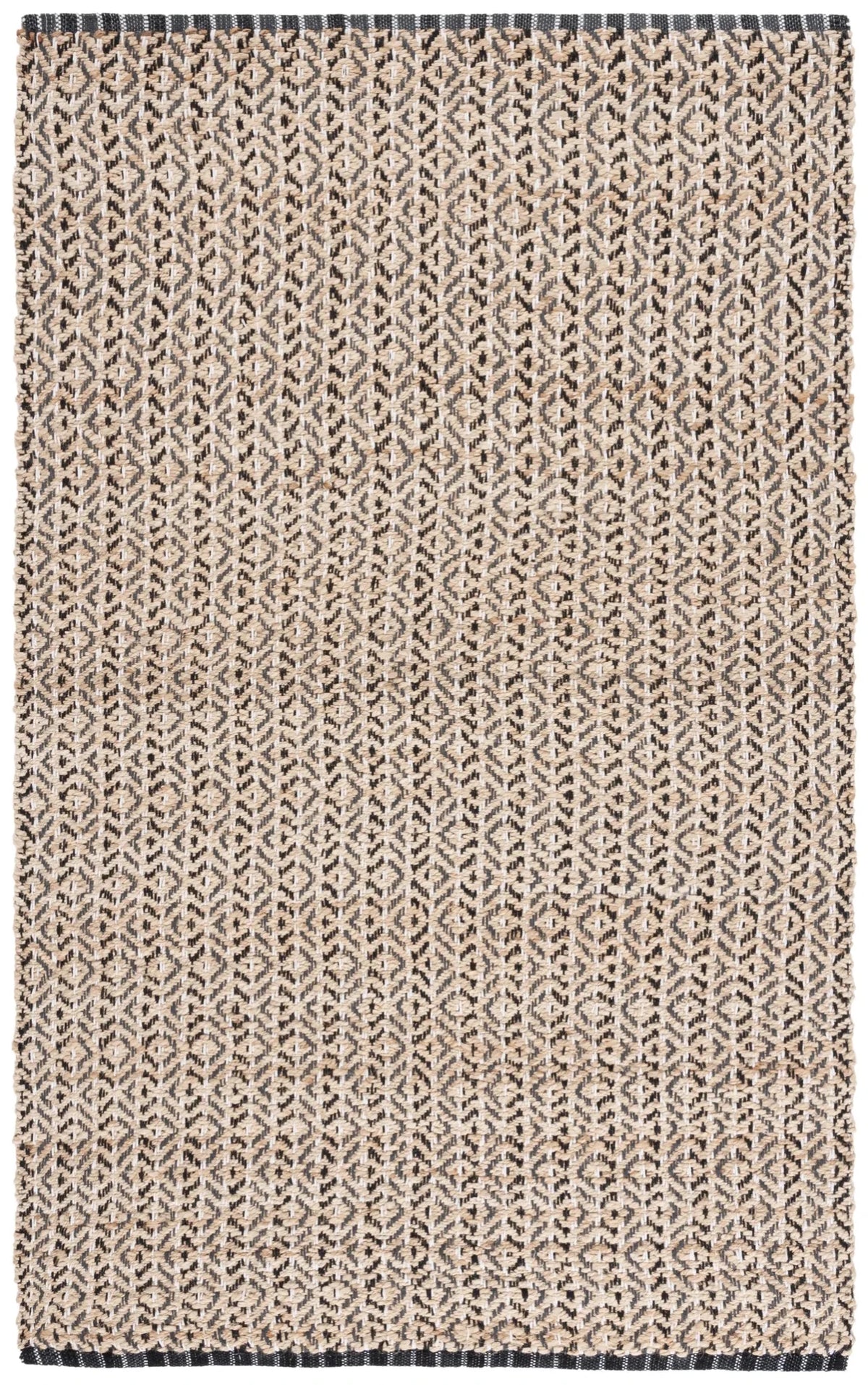 Safavieh Natural Fiber 4'-0" x 6'-0" Rug in Natural / Black
