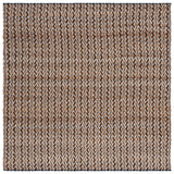 Safavieh Natural Fiber 6'-6" x 6'-6" Rug in Natural / Black