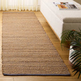 Safavieh Natural Fiber 2'-3" x 8'-0" Rug in Natural / Grey