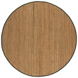 Safavieh Natural Fiber 7'-0" x 7'-0" Rug in Natural / Green