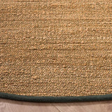 Safavieh Natural Fiber 7'-0" x 7'-0" Rug in Natural / Green
