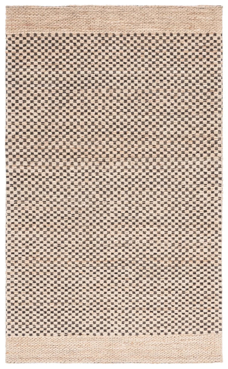 Safavieh Natural Fiber 4'-0" x 6'-0" Rug in Beige / Black