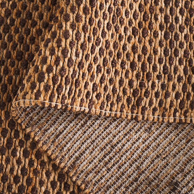 Safavieh Natural Fiber Nfb776T Natural/Dark Brown Rug.