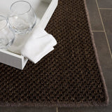 Safavieh Natural Fiber 4'-0" x 6'-0" Rug in Brown / Brown